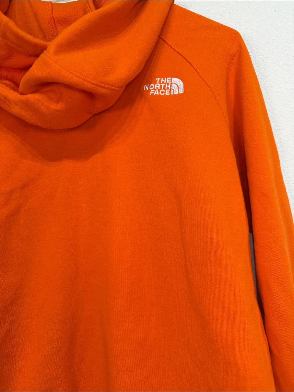 The North Face orange hoodie size Large - Picture 4 of 8